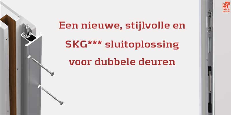 Nieuwe stijlvolle sluitoplossing voor dubbele deuren